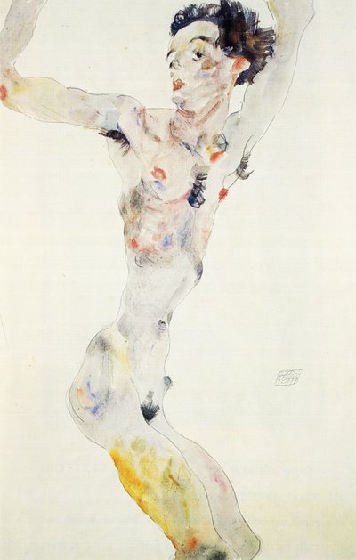 Self Portrait by Egon Schiele